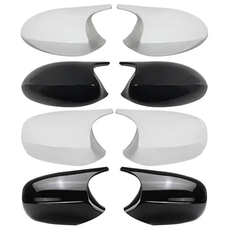 White Replacement Rearview Mirror Covers For BMW 1 Series