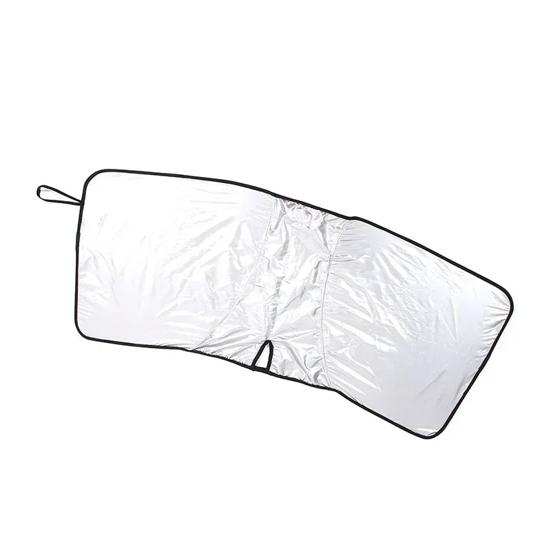 Silver framruta solskydd för Land Rover Defender 90 110 130 2020 till 2024 solskyddsvisir bilaccessoar