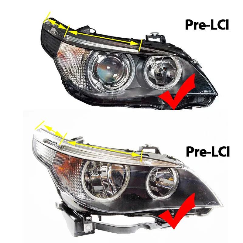 Bombilla LED Angel Eyes Canbus sin error para BMW 5 Series E60 E61 Pre-LCI 04-07