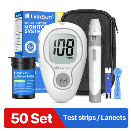 LinkSun G-425-3 &ndash; Blood Glucose Test Kit With Strips G-425-3 50suit / CHINA