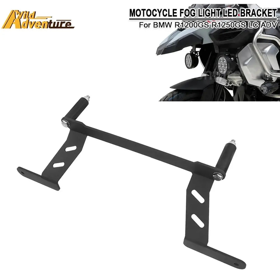 For BMW R1200GS/ADV R1250 GS/Adventure gs 1200 1250 LC Motorcycle Fog Light Bracket Mount Auxiliary Light Holder Accessories by InterCyprus Trading Ltd