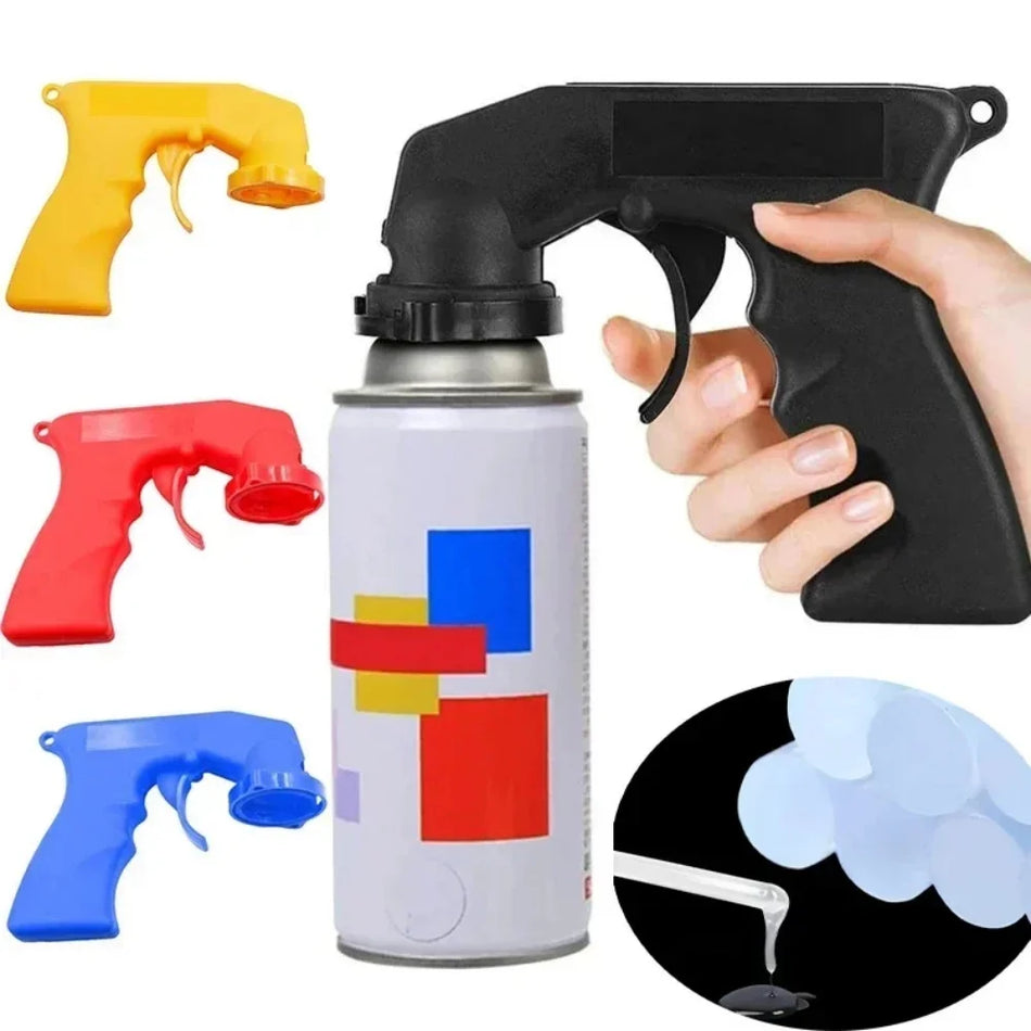 Mâner pentru pistol de vopsit cu prindere completă, cu declanșator lung și blocare pentru spray-uri.