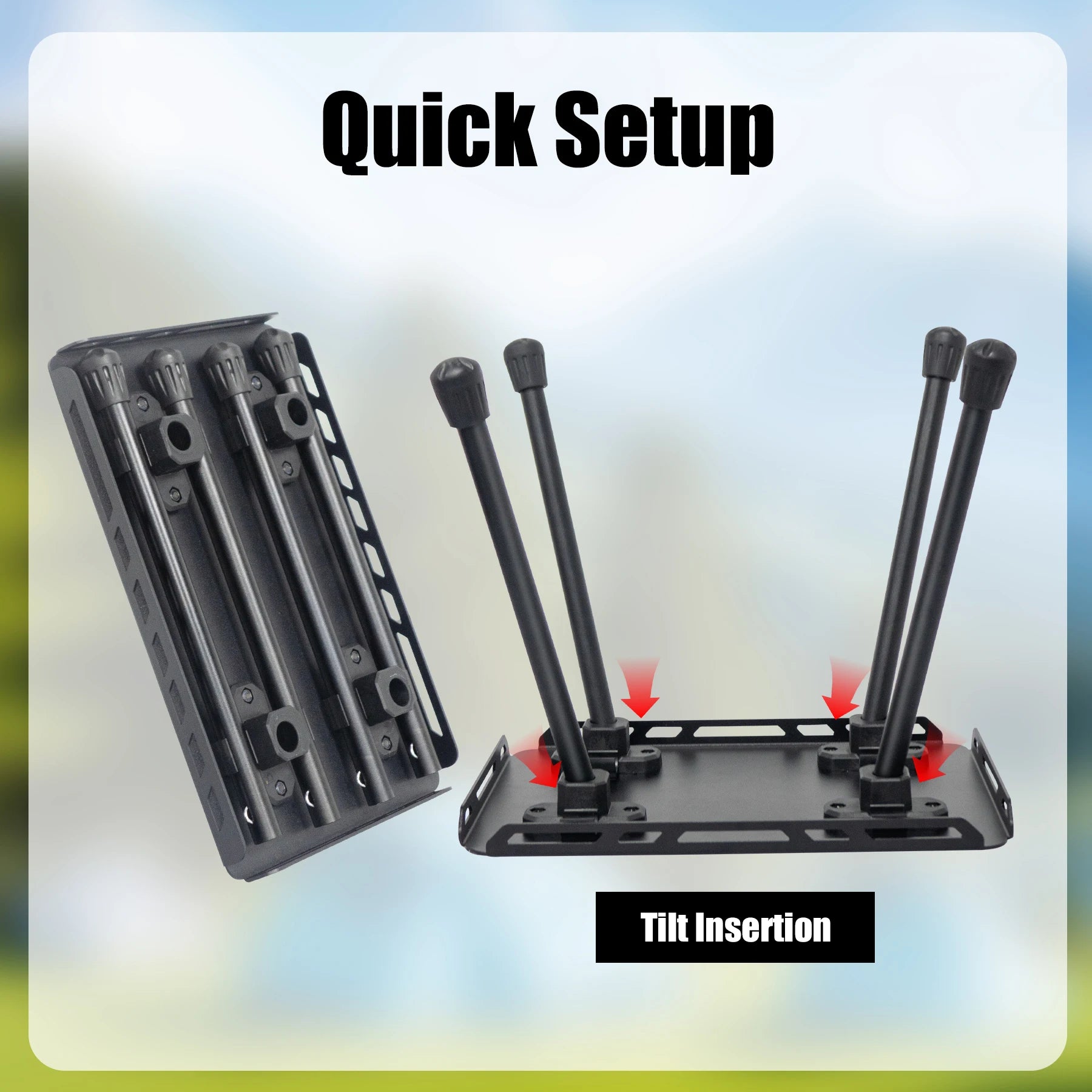 WESTTUNE Camping Portable Tactical Stool &ndash; Lightweight and Multifunctional