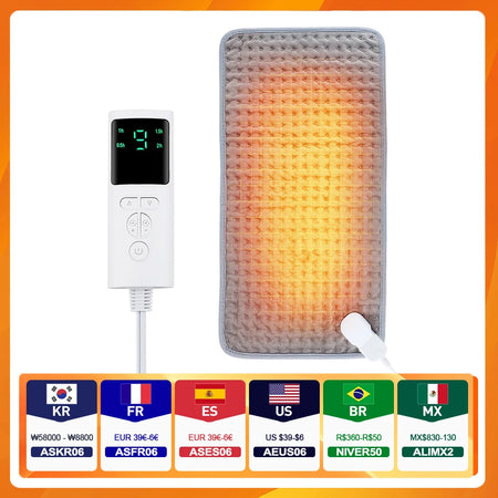 102267 Electric Heating Blanket &ndash; Adjustable Thermostat