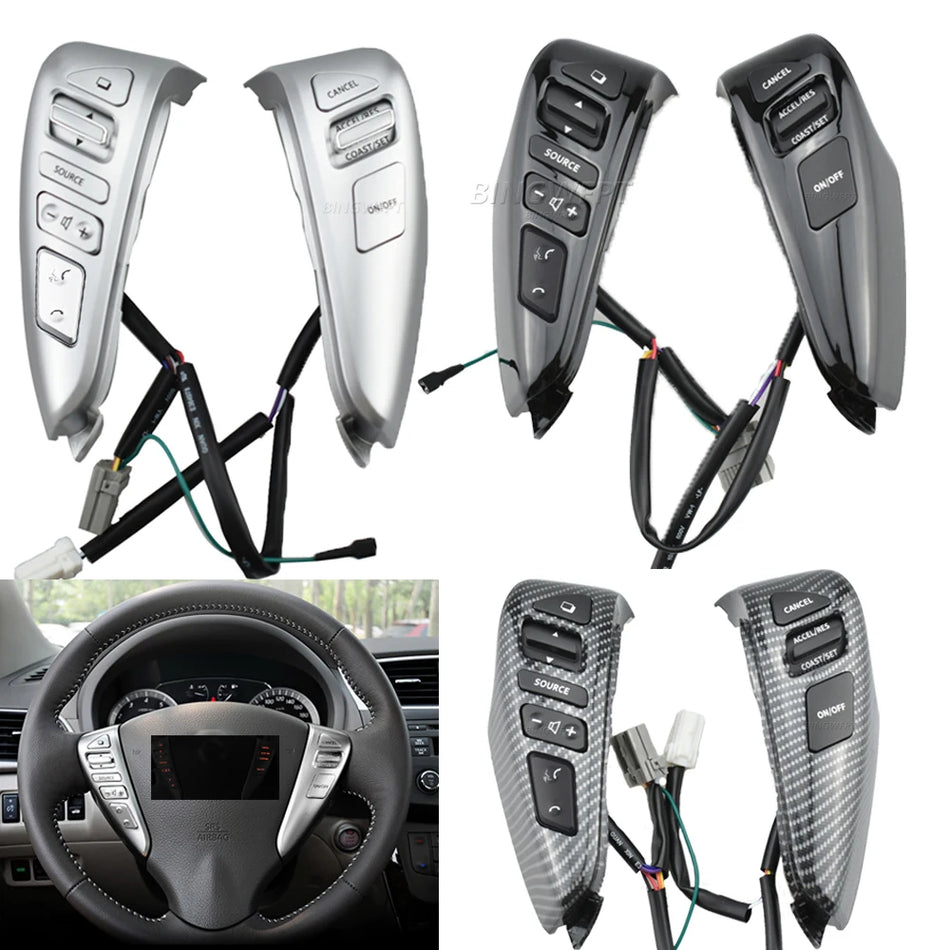 Kruīza kontroles slēdzis ar audio skaļuma pogu, ABS, Nissan TIIDA / SENTRA