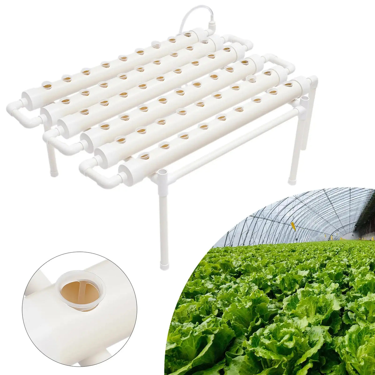 Hydroponic Grow Kit 36/54 Plant Sites &ndash; Space Saving Design