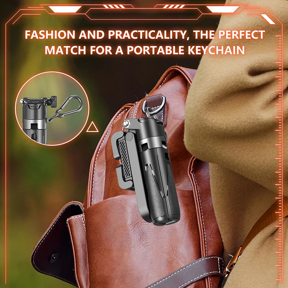 CrownQu P15 Wireless Selfie Stick Tripod &ndash; Foldable Design with Bluetooth Remote