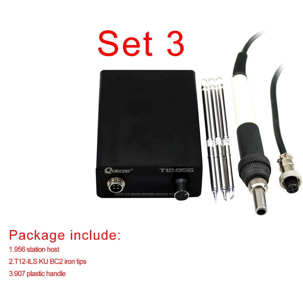 T12-956 OLED-STC Soldering Station &ndash; Bright OLED Display SET3