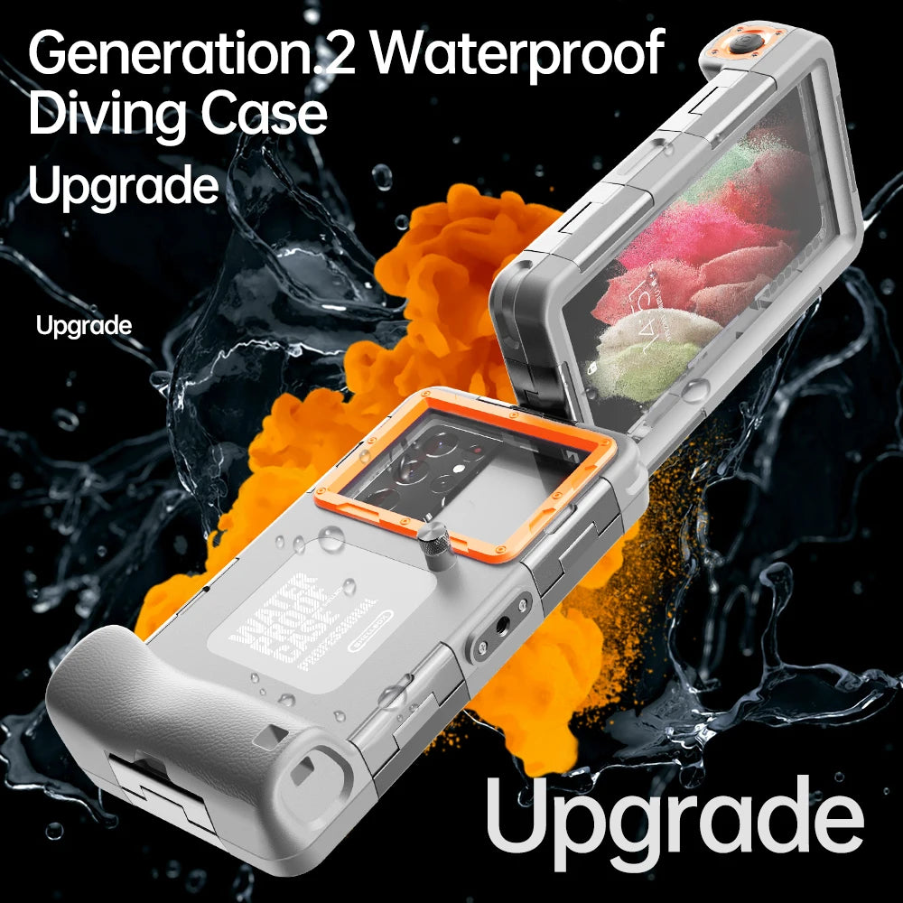 Waterproof Diving Phone Case for iPhone &amp; Samsung - Explore 15m Deep