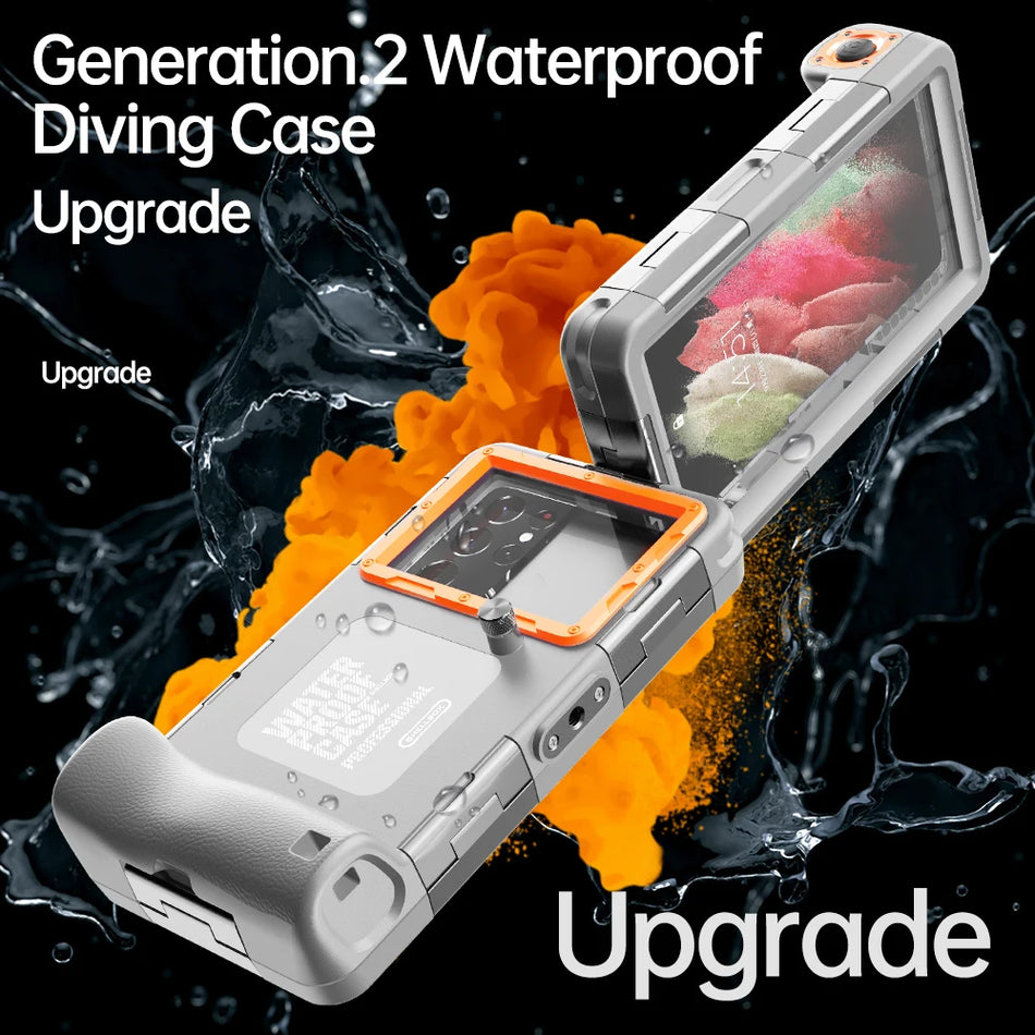 Waterproof Diving Phone Case for iPhone &amp; Samsung - Explore 15m Deep