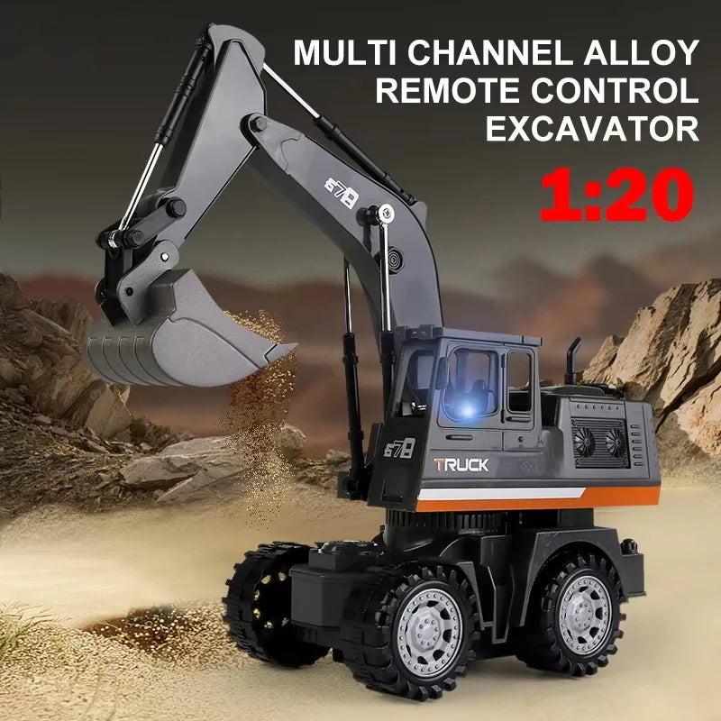 CONUSEA Camion Stivuitor RC Excavator Vehicul cu Telecomandă