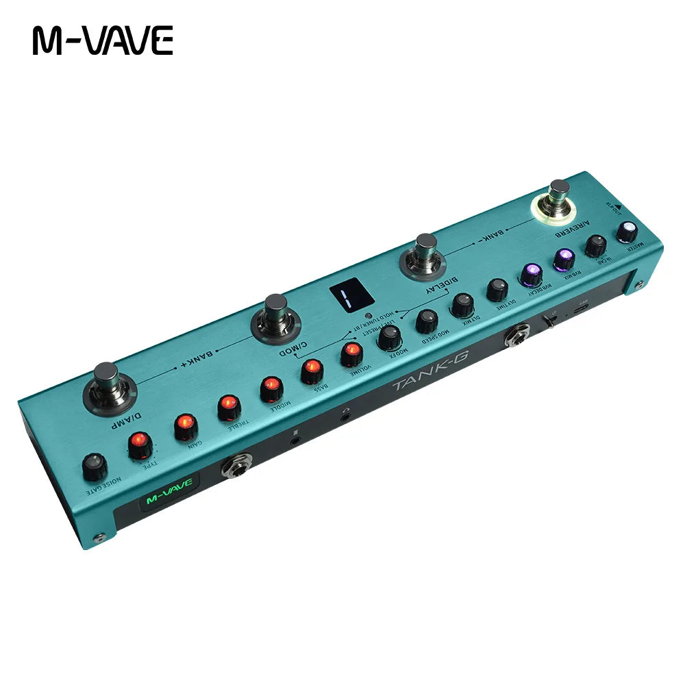 M-VAVE Tank-G Guitar Multi-Effects Pedal &ndash; Rechargeable