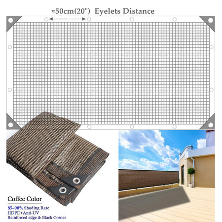Customisable Balcony Privacy Screen &amp; Sunshade Net