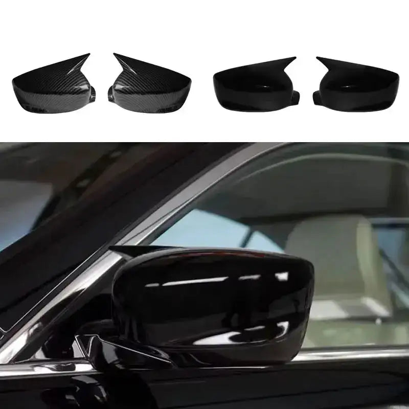 Honda Accord Mirror Cover Trim Carbon Fiber Glossy Black
