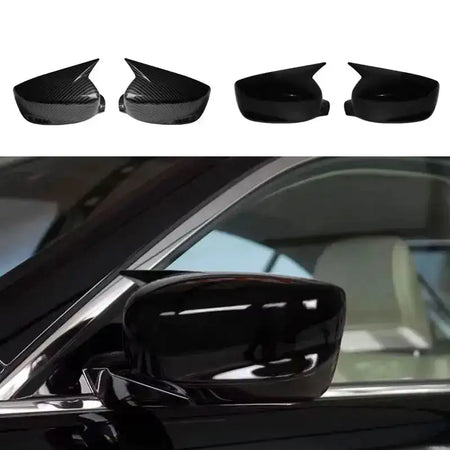Honda Accord Mirror Cover Trim Carbon Fiber Glossy Black