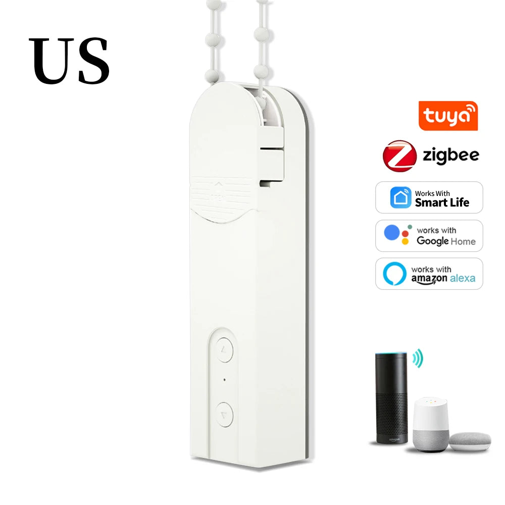 Smart Curtain Motors - Alexa/Google Compatible Motor with US Plug