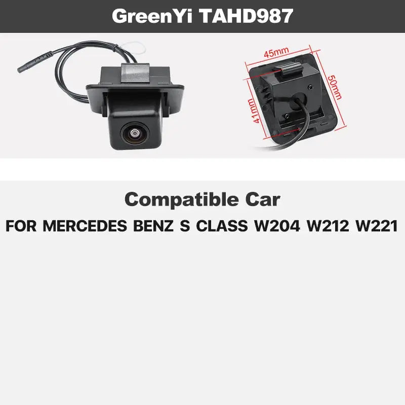 Dynamic Track AHD Rear Camera For Mercedes Benz B/C/E/S-Class W204 W212 W221 W251 B200 W169 W164 ML350 ML330 Vito Viano Sprinter by InterCyprus Trading Ltd