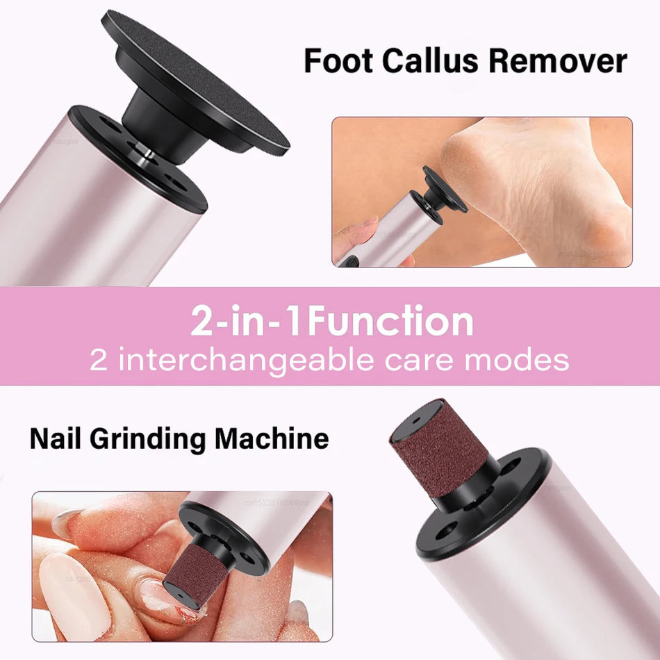Electric Callus Remover Foot Grinder for Exfoliation and Pedicure