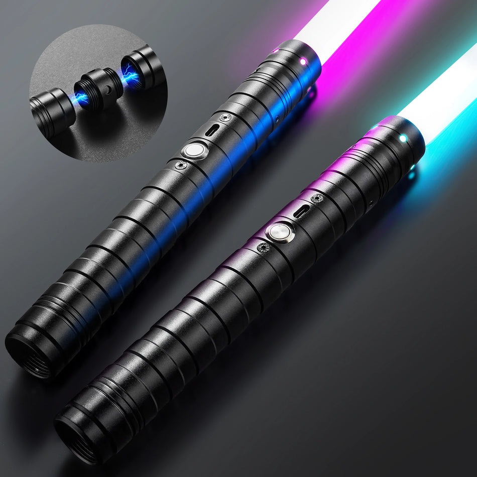 RGB Metal Lightsaber Dueling Sword with 7-Color Change and Sounds