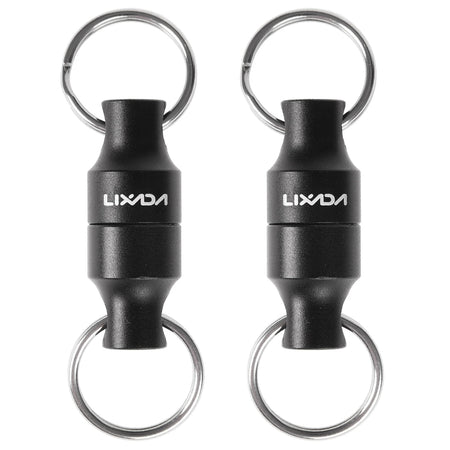 Lixada Fly Fishing Magnetic Net Release Holder &ndash; Clip black 2pcs