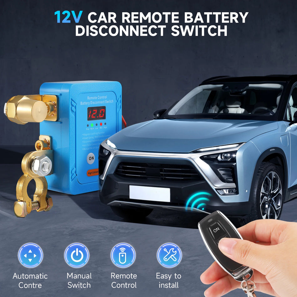12V bateriový hlavní odpojovač s dálkovým ovládáním 240A