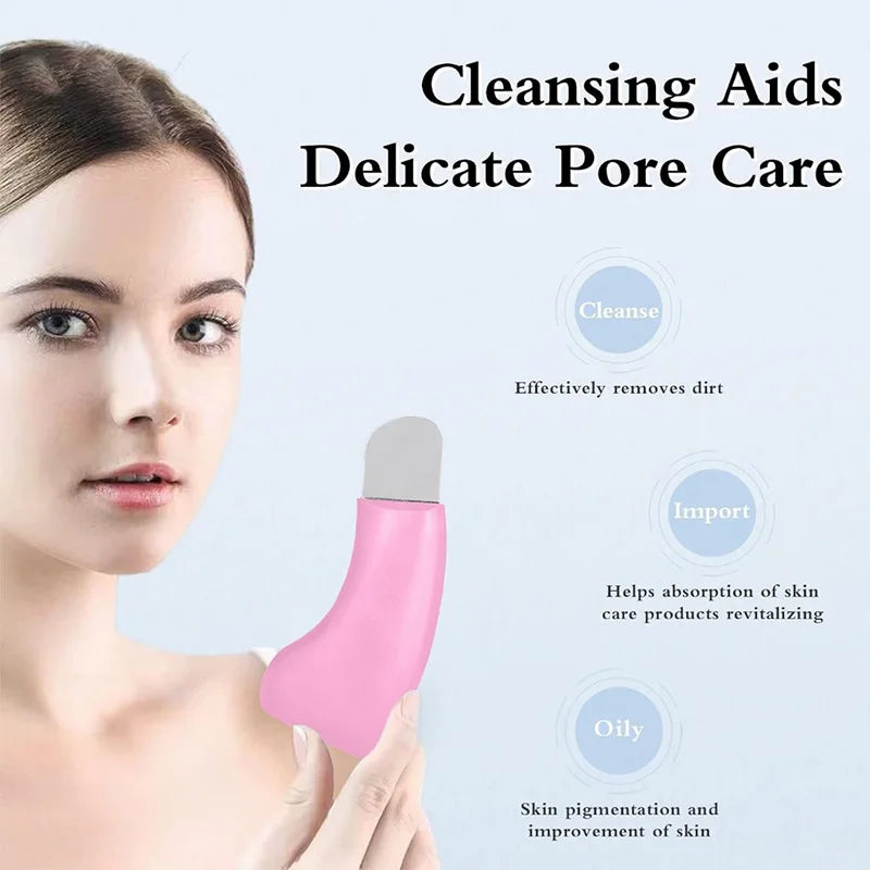 Portable Manual Blackhead Remover - Deep Clean Facial Skin Scrubber