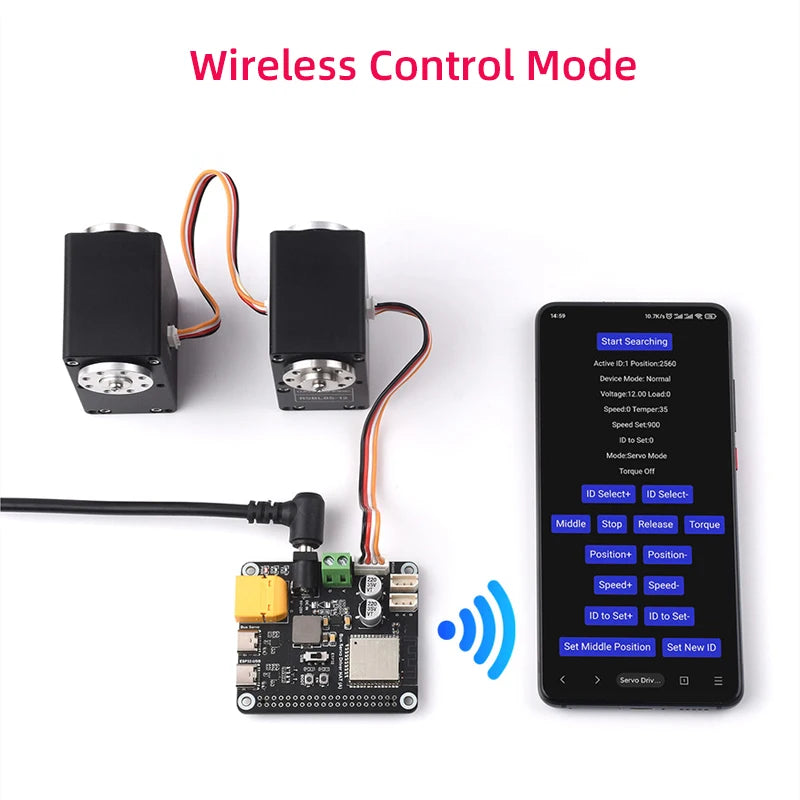 Serial Bus Servo Driver HAT &ndash; Advanced ESP32 Servo Control for Raspberry Pi