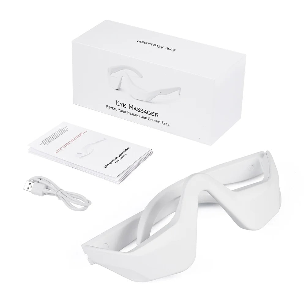 Foreverlily Eye Massager &ndash; Relieves Eye Fatigue WHITE