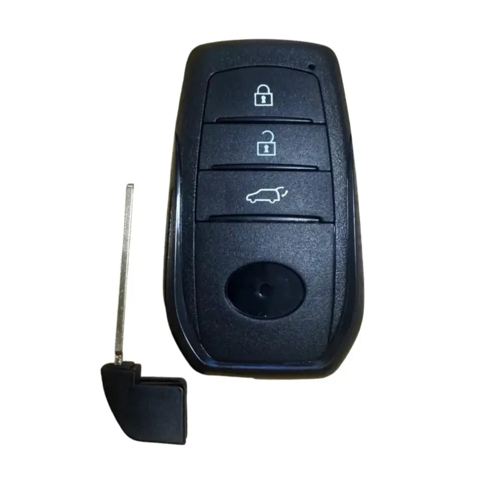 Empty Car Remote Smart Key Card Shell Casing for Toyota Camry 3 Buttons With Uncut Emergency Key Blade by InterCyprus Trading Ltd