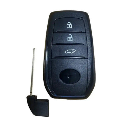 Empty Car Remote Smart Key Card Shell Casing for Toyota Camry 3 Buttons With Uncut Emergency Key Blade by InterCyprus Trading Ltd