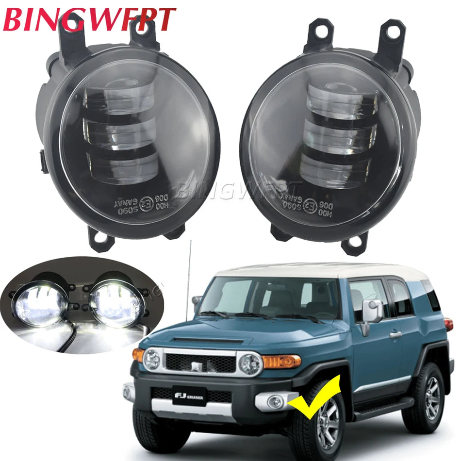 2-daļu LED miglas gaisma DRL Toyota FJ Cruiser GSJ1 2010-2019