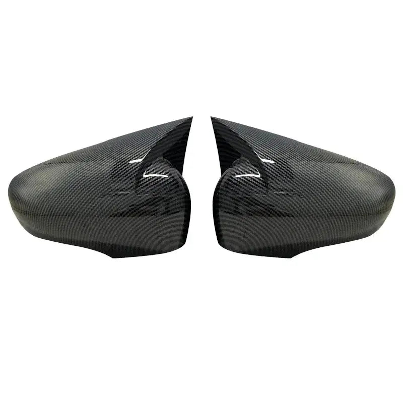 New Bat Style High Quality ABS Plastic 2 Pcs Mirror Covers Caps RearView Mirror Case Gloss Black For Renault Clio 4 2012 - 2019 by InterCyprus Trading Ltd