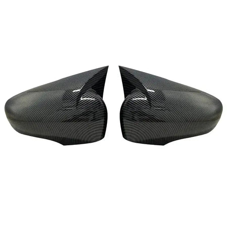 New Bat Style High Quality ABS Plastic 2 Pcs Mirror Covers Caps RearView Mirror Case Gloss Black For Renault Clio 4 2012 - 2019 by InterCyprus Trading Ltd