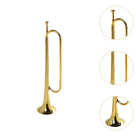 Bugle Trumpet Mini Brass C Key &ndash; Portable Student Friendly