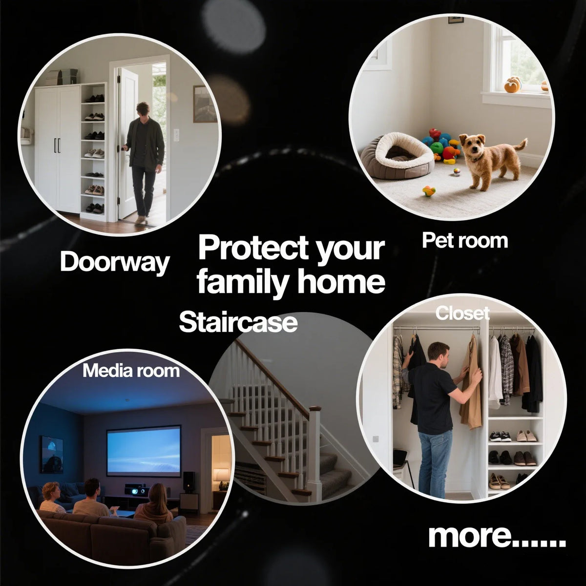 HD 1080P Mini WiFi Camera - Indoor Security &amp; Baby Monitor with Night Vision