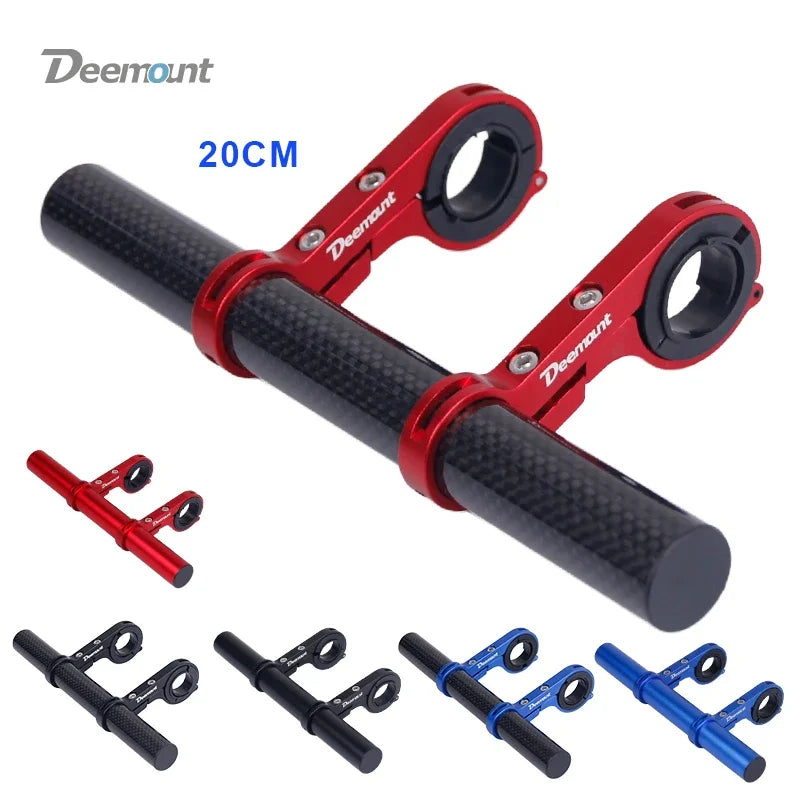 Deemount 20CM Bicycle Handlebar Extender &ndash; Durable Alloy Carbon Fiber Support