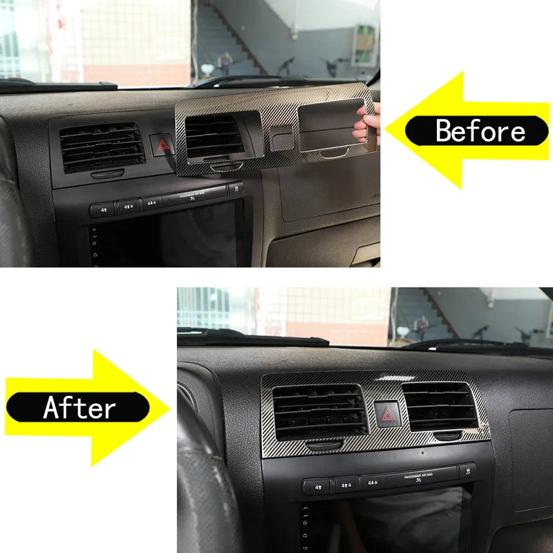 Наклейка-рамка воздуховода из углеродного волокна для Hummer H3