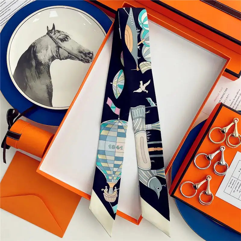 JTVOVOC Silk Scarf &ndash; Elegant Versatility for Any Outfit JZP024-01 / 5x85cm