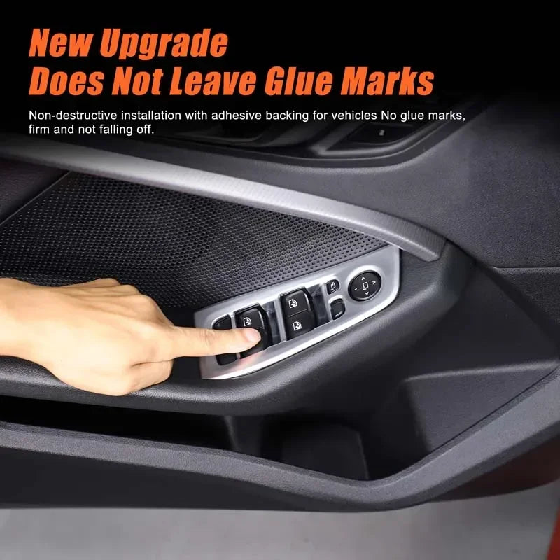 BMW 1-sarja ja 2-sarja Autolasien Nostokehys ABS Hiilikuitu Näkö Sisäverhouksilla