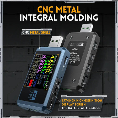 FNB48P USB Tester Voltmeter Ammeter Type C Fast Charge