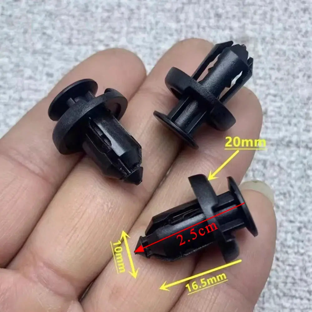 Auto Panel Clips 10mm Plastic Retainers For Haval Jolion Dargo H6 H9 by InterCyprus Trading Ltd