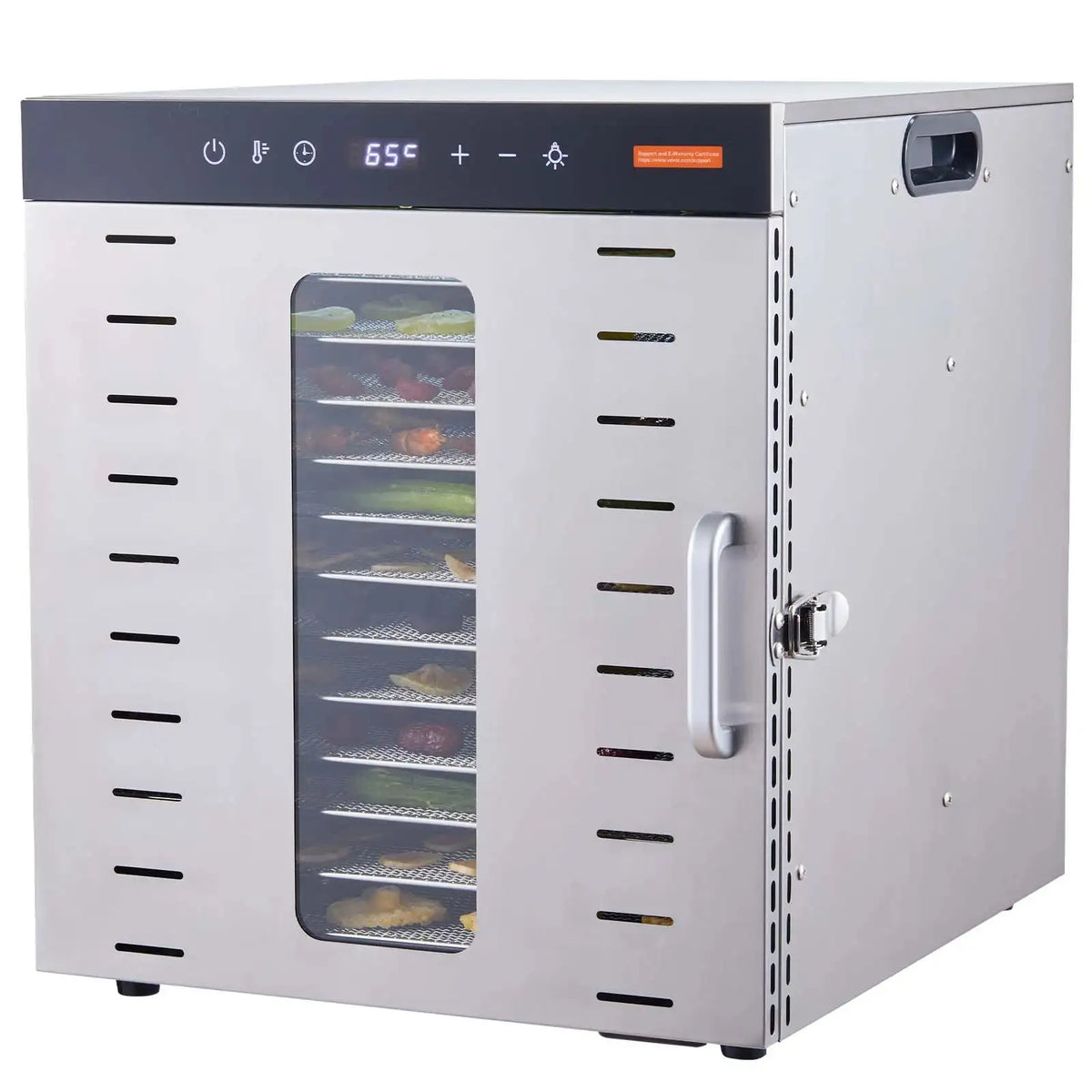10 Tray Stainless Steel Food Dehydrator with Timer spain