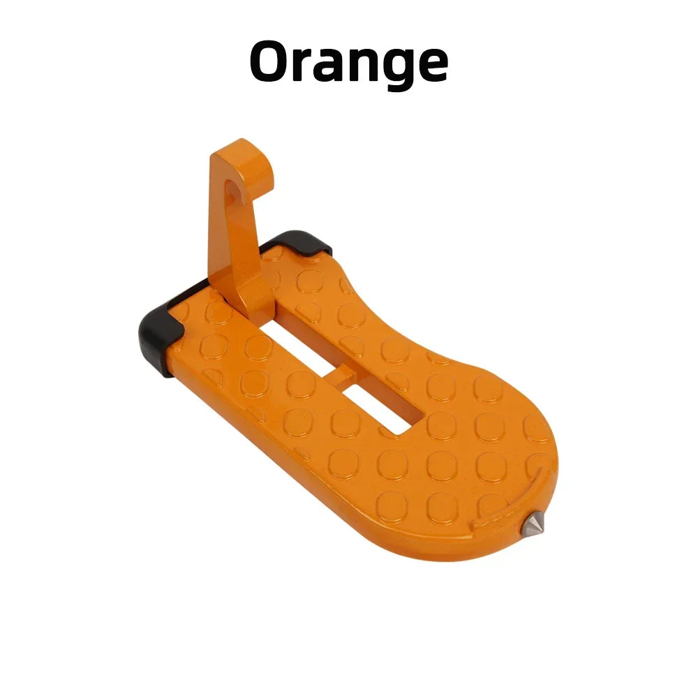 1PC Folding Door Step Roof Rack - Universal Latch System Yellow