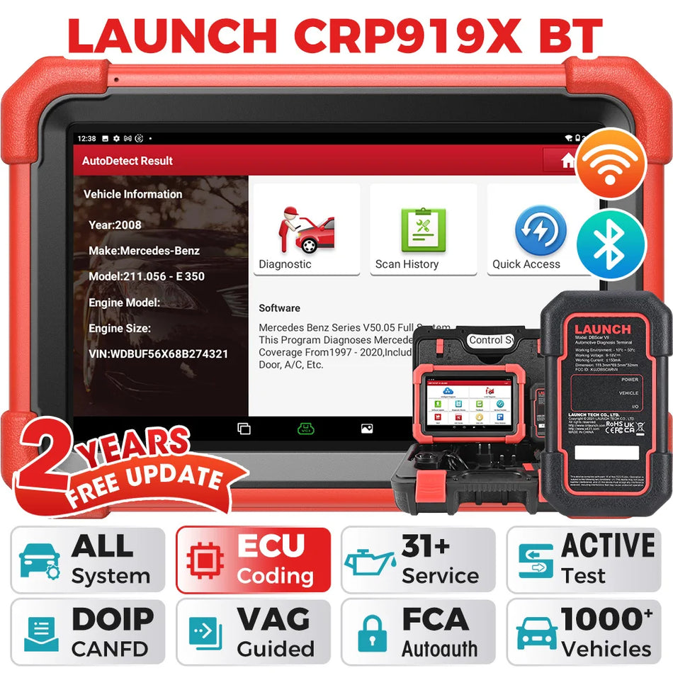 Εκκίνηση CRP919X BT OBD2 Σαρωτής για Διαγνωστικά Οχημάτων με Bluetooth