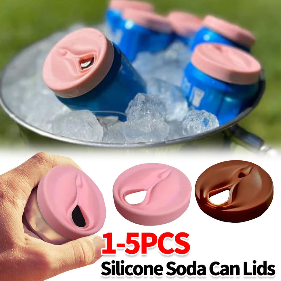 1-5 Πακέτο Σιλικόνης Καπάκια Σόδας Επαναχρησιμοποιούμενα Καπάκια Μπύρας