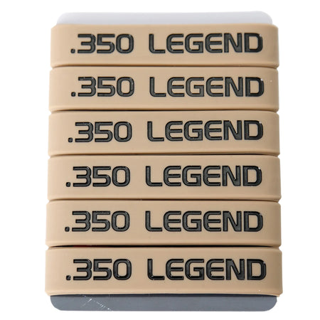 6 Pack Magazine Marking Bands &ndash; Multicolor For 7.62x39 350 LEGEND Khaki