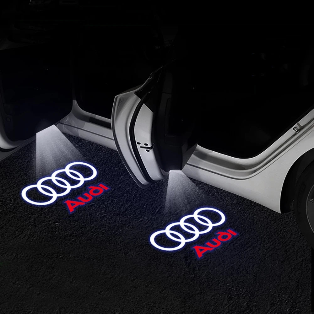 Led Car Door Logo Welcome Lights Projector Lamps - Easy Fit