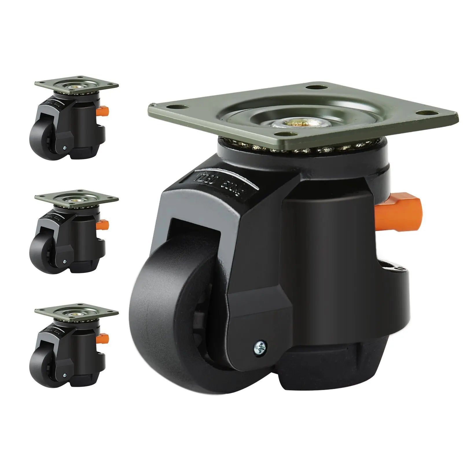 1pc pHeavy Duty Leveling Machine Casters 2200 LBS, Upgraded Ratchet Arm ...