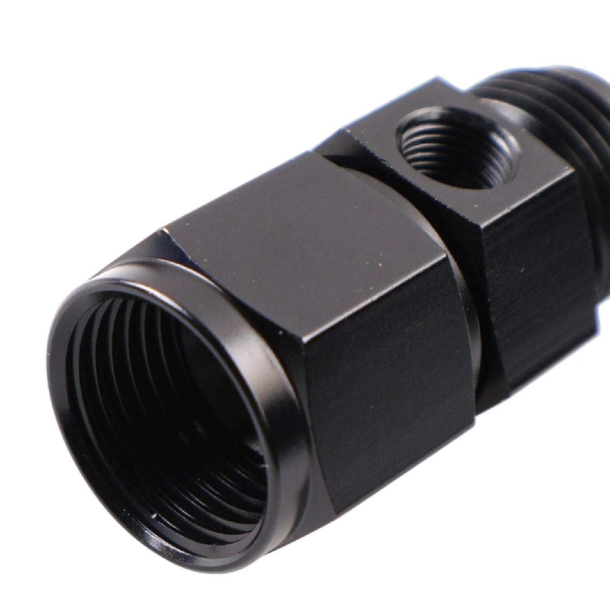 Universal AN Adapter Male To Female With 1/8 Inch NPT Gauge Port by InterCyprus Trading Ltd