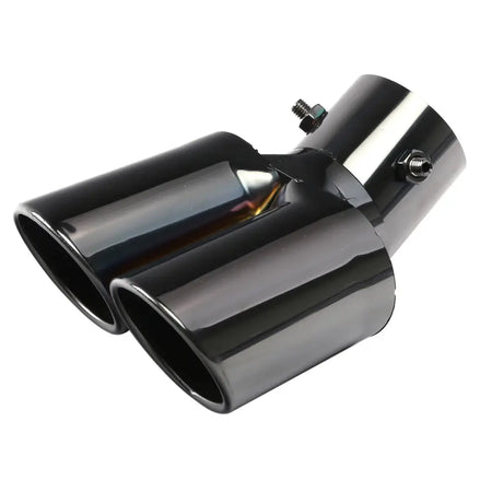 Universal Dual Exhaust Tip Stainless Steel Slant Cut Tip for Car Exhaust Pipe Extension Modification Decoration Muffler Tailpipe by InterCyprus Trading Ltd
